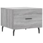 Gray Sonoma plywood coffee table 50x50x40 cm by vidaXL, Coffee table - Ref: Foro24-829440, Price: 41,30 €, Discount: %