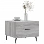 Gray Sonoma plywood coffee table 50x50x40 cm by vidaXL, Coffee table - Ref: Foro24-829440, Price: 41,30 €, Discount: %