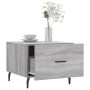 Gray Sonoma plywood coffee table 50x50x40 cm by vidaXL, Coffee table - Ref: Foro24-829440, Price: 41,30 €, Discount: %