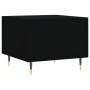 Mesa de centro madera contrachapada negro 50x50x40 cm de vidaXL, Mesas de centro - Ref: Foro24-829350, Precio: 40,24 €, Descu...