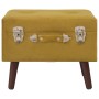 Storage stools 3 pcs mustard yellow velvet by vidaXL, Benches for halls and storage - Ref: Foro24-3070664, Price: 120,56 €, D...