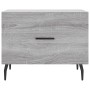 Gray Sonoma plywood coffee table 50x50x40 cm by vidaXL, Coffee table - Ref: Foro24-829440, Price: 41,30 €, Discount: %