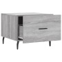 Gray Sonoma plywood coffee table 50x50x40 cm by vidaXL, Coffee table - Ref: Foro24-829440, Price: 41,30 €, Discount: %