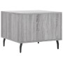 Gray Sonoma plywood coffee table 50x50x40 cm by vidaXL, Coffee table - Ref: Foro24-829440, Price: 41,30 €, Discount: %