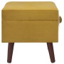 Storage stools 3 pcs mustard yellow velvet by vidaXL, Benches for halls and storage - Ref: Foro24-3070664, Price: 120,56 €, D...