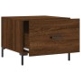 Brown oak plywood coffee table 50x50x40 cm by vidaXL, Coffee table - Ref: Foro24-829410, Price: 40,28 €, Discount: %