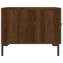 Brown oak plywood coffee table 50x50x40 cm by vidaXL, Coffee table - Ref: Foro24-829410, Price: 40,28 €, Discount: %