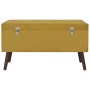 Storage stools 3 pcs mustard yellow velvet by vidaXL, Benches for halls and storage - Ref: Foro24-3070664, Price: 120,56 €, D...