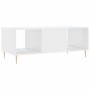 Couchtisch aus glänzend weißem Sperrholz, 102 x 50 x 40 cm von vidaXL, Couchtisch - Ref: Foro24-829286, Preis: 48,82 €, Rabat...