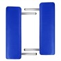 Blaue dreiteilige klappbare Massageliege aus Aluminium von vidaXL, Massageliegen - Ref: Foro24-110090, Preis: 160,11 €, Rabat...