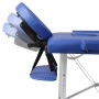 Blaue dreiteilige klappbare Massageliege aus Aluminium von vidaXL, Massageliegen - Ref: Foro24-110090, Preis: 160,11 €, Rabat...