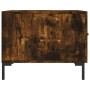 Smoked oak plywood coffee table 50x50x40 cm by vidaXL, Coffee table - Ref: Foro24-829406, Price: 39,12 €, Discount: %