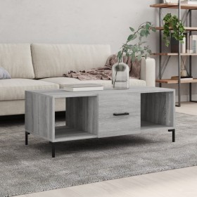 Gray Sonoma plywood coffee table 102x50x40 cm by vidaXL, Coffee table - Ref: Foro24-829306, Price: 52,99 €, Discount: %