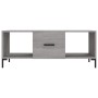 Mesa de centro madera contrachapada gris Sonoma 102x50x40 cm de vidaXL, Mesas de centro - Ref: Foro24-829306, Precio: 52,99 €...