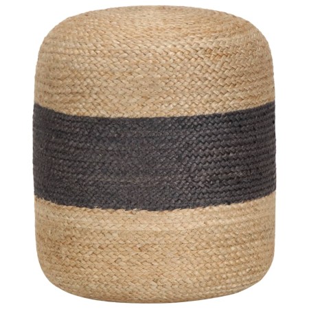 Handmade dark gray pouf 40x45 cm jute by vidaXL, Ottomans - Ref: Foro24-248078, Price: 89,99 €, Discount: %