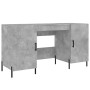 Concrete gray engineered wood desk 140x50x75 cm by vidaXL, Desks - Ref: Foro24-829560, Price: 120,71 €, Discount: %