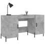 Concrete gray engineered wood desk 140x50x75 cm by vidaXL, Desks - Ref: Foro24-829560, Price: 120,71 €, Discount: %