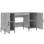 Concrete gray engineered wood desk 140x50x75 cm by vidaXL, Desks - Ref: Foro24-829560, Price: 120,71 €, Discount: %