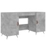 Concrete gray engineered wood desk 140x50x75 cm by vidaXL, Desks - Ref: Foro24-829520, Price: 108,31 €, Discount: %