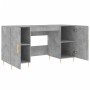 Concrete gray engineered wood desk 140x50x75 cm by vidaXL, Desks - Ref: Foro24-829536, Price: 110,75 €, Discount: %