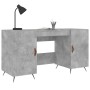 Concrete gray engineered wood desk 140x50x75 cm by vidaXL, Desks - Ref: Foro24-829520, Price: 108,31 €, Discount: %