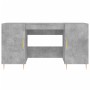 Concrete gray engineered wood desk 140x50x75 cm by vidaXL, Desks - Ref: Foro24-829536, Price: 110,75 €, Discount: %