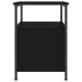 Mesita de noche madera de ingeniería negro 34x35,5x50 cm de vidaXL, Mesitas de noche - Ref: Foro24-826013, Precio: 48,90 €, D...