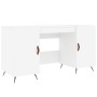 White engineered wood desk 140x50x75 cm by vidaXL, Desks - Ref: Foro24-829516, Price: 113,26 €, Discount: %