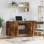 Smoked oak engineered wood desk 140x50x75 cm by vidaXL, Desks - Ref: Foro24-829537, Price: 87,86 €, Discount: %