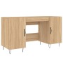 Escritorio madera de ingeniería roble Sonoma 140x50x75 cm de vidaXL, Escritorios - Ref: Foro24-829543, Precio: 111,93 €, Desc...