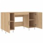 Escritorio madera de ingeniería roble Sonoma 140x50x75 cm de vidaXL, Escritorios - Ref: Foro24-829543, Precio: 111,93 €, Desc...