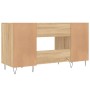 Escritorio madera de ingeniería roble Sonoma 140x50x75 cm de vidaXL, Escritorios - Ref: Foro24-829543, Precio: 111,93 €, Desc...