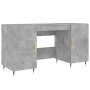 Concrete gray engineered wood desk 140x50x75 cm by vidaXL, Desks - Ref: Foro24-829528, Price: 109,29 €, Discount: %