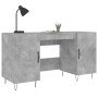 Concrete gray engineered wood desk 140x50x75 cm by vidaXL, Desks - Ref: Foro24-829544, Price: 108,89 €, Discount: %