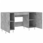 Concrete gray engineered wood desk 140x50x75 cm by vidaXL, Desks - Ref: Foro24-829544, Price: 108,89 €, Discount: %