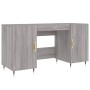 Engineered wood gray Sonoma desk 140x50x75 cm by vidaXL, Desks - Ref: Foro24-829530, Price: 113,36 €, Discount: %