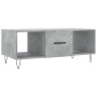 Mesa de centro madera contrachapada gris hormigón 102x50x40 cm de vidaXL, Mesas de centro - Ref: Foro24-829296, Precio: 46,74...