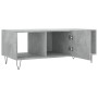 Mesa de centro madera contrachapada gris hormigón 102x50x40 cm de vidaXL, Mesas de centro - Ref: Foro24-829296, Precio: 59,98...