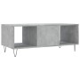 Mesa de centro madera contrachapada gris hormigón 102x50x40 cm de vidaXL, Mesas de centro - Ref: Foro24-829296, Precio: 59,98...