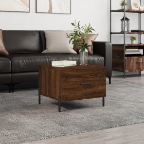 Brown oak plywood coffee table 50x50x40 cm by vidaXL, Coffee table - Ref: Foro24-829426, Price: 42,45 €, Discount: %