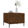 Brown oak plywood coffee table 50x50x40 cm by vidaXL, Coffee table - Ref: Foro24-829426, Price: 42,45 €, Discount: %