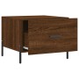 Brown oak plywood coffee table 50x50x40 cm by vidaXL, Coffee table - Ref: Foro24-829426, Price: 42,45 €, Discount: %