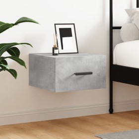 Concrete gray wall bedside table 35x35x20 cm by vidaXL, Lockers and storage cabinets - Ref: Foro24-829844, Price: 28,64 €, Di...