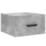 Concrete gray wall bedside table 35x35x20 cm by vidaXL, Lockers and storage cabinets - Ref: Foro24-829844, Price: 28,64 €, Di...