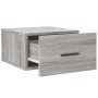 Wall bedside tables 2 pcs Sonoma gray color 35x35x20 cm by vidaXL, Lockers and storage cabinets - Ref: Foro24-829865, Price: ...