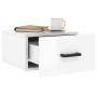 Glossy white wall bedside table 35x35x20 cm by vidaXL, Lockers and storage cabinets - Ref: Foro24-829824, Price: 30,08 €, Dis...