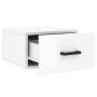 Glossy white wall bedside table 35x35x20 cm by vidaXL, Lockers and storage cabinets - Ref: Foro24-829824, Price: 30,08 €, Dis...