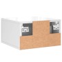 Mesita de noche de pared blanco brillo 35x35x20 cm de vidaXL, Taquillas y armarios de almacenamiento - Ref: Foro24-829824, Pr...