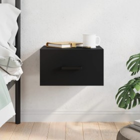 Black wall bedside table 35x35x20 cm by vidaXL, Lockers and storage cabinets - Ref: Foro24-829822, Price: 36,99 €, Discount: %