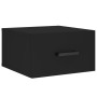 Black wall bedside table 35x35x20 cm by vidaXL, Lockers and storage cabinets - Ref: Foro24-829822, Price: 36,14 €, Discount: %